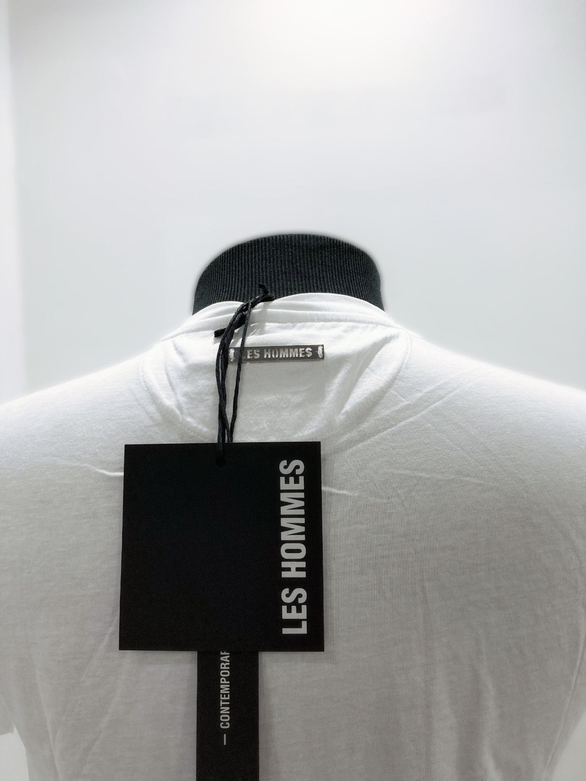 LES HOMMES Men’s White Graphic Logo T-Shirt |
