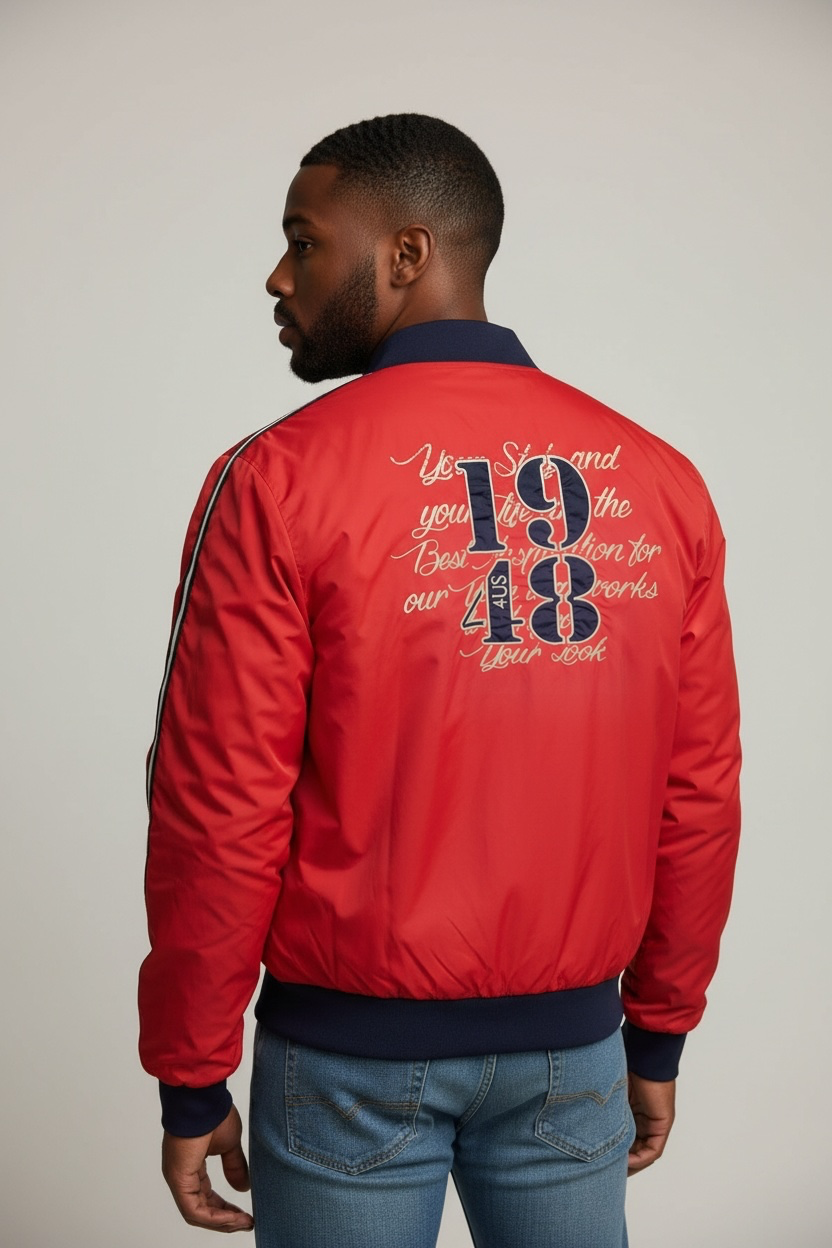 4US by Cesare Paciotti Reversible Men’s Bomber Jacket
