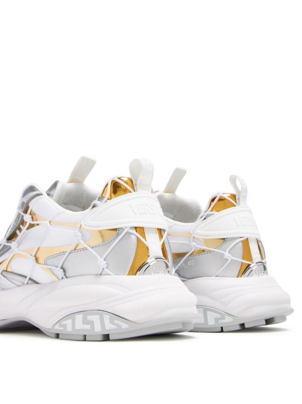 VERSACE
Mercury M_VS_03 rope, leather and mesh sneakers