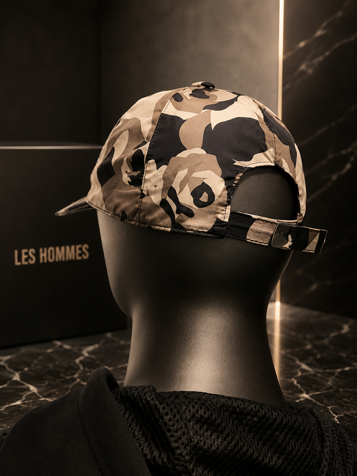 Les Hommes Camouflage Cap