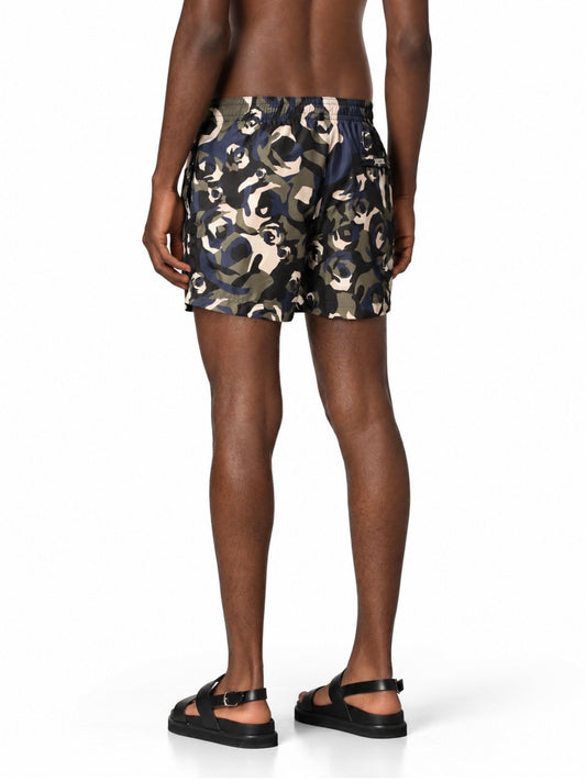 Les Hommes Midnight Bloom Men’s Swim Shorts