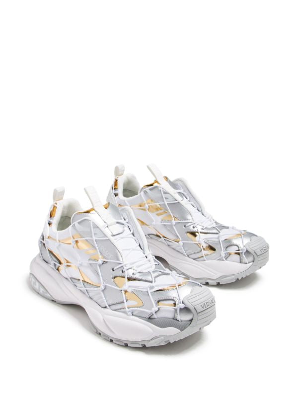VERSACE
Mercury M_VS_03 rope, leather and mesh sneakers