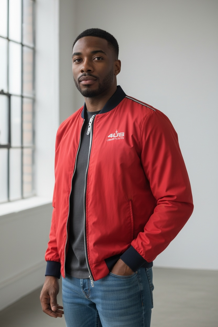 4US by Cesare Paciotti Reversible Men’s Bomber Jacket