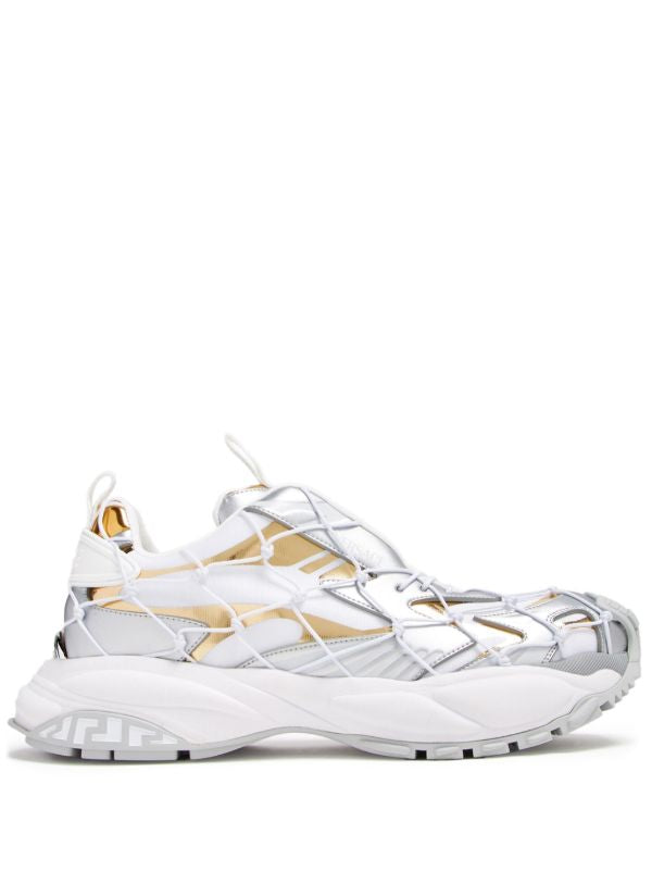 VERSACE
Mercury M_VS_03 rope, leather and mesh sneakers