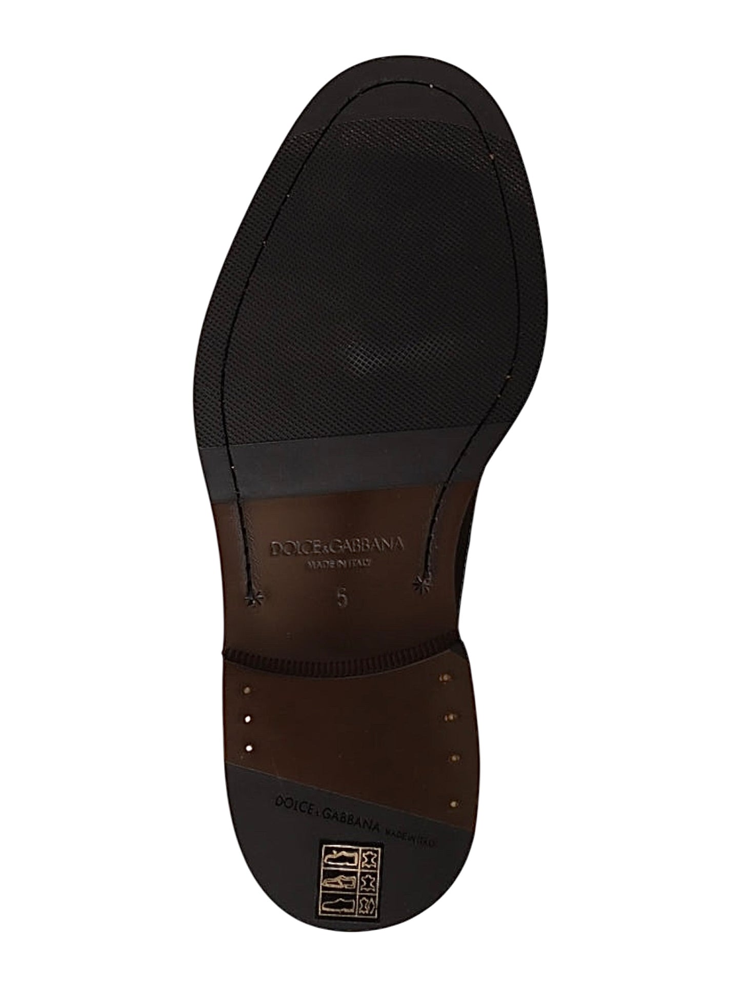 Dolce & Gabbana Brown 
Leather Dress Formal Derby
Shoes