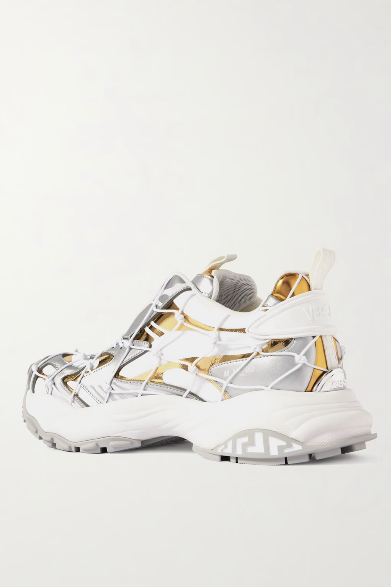VERSACE
Mercury M_VS_03 rope, leather and mesh sneakers