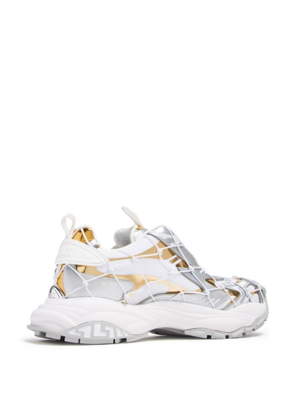 VERSACE
Mercury M_VS_03 rope, leather and mesh sneakers