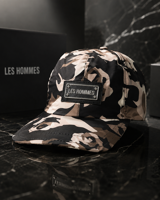 Les Hommes Camouflage Cap