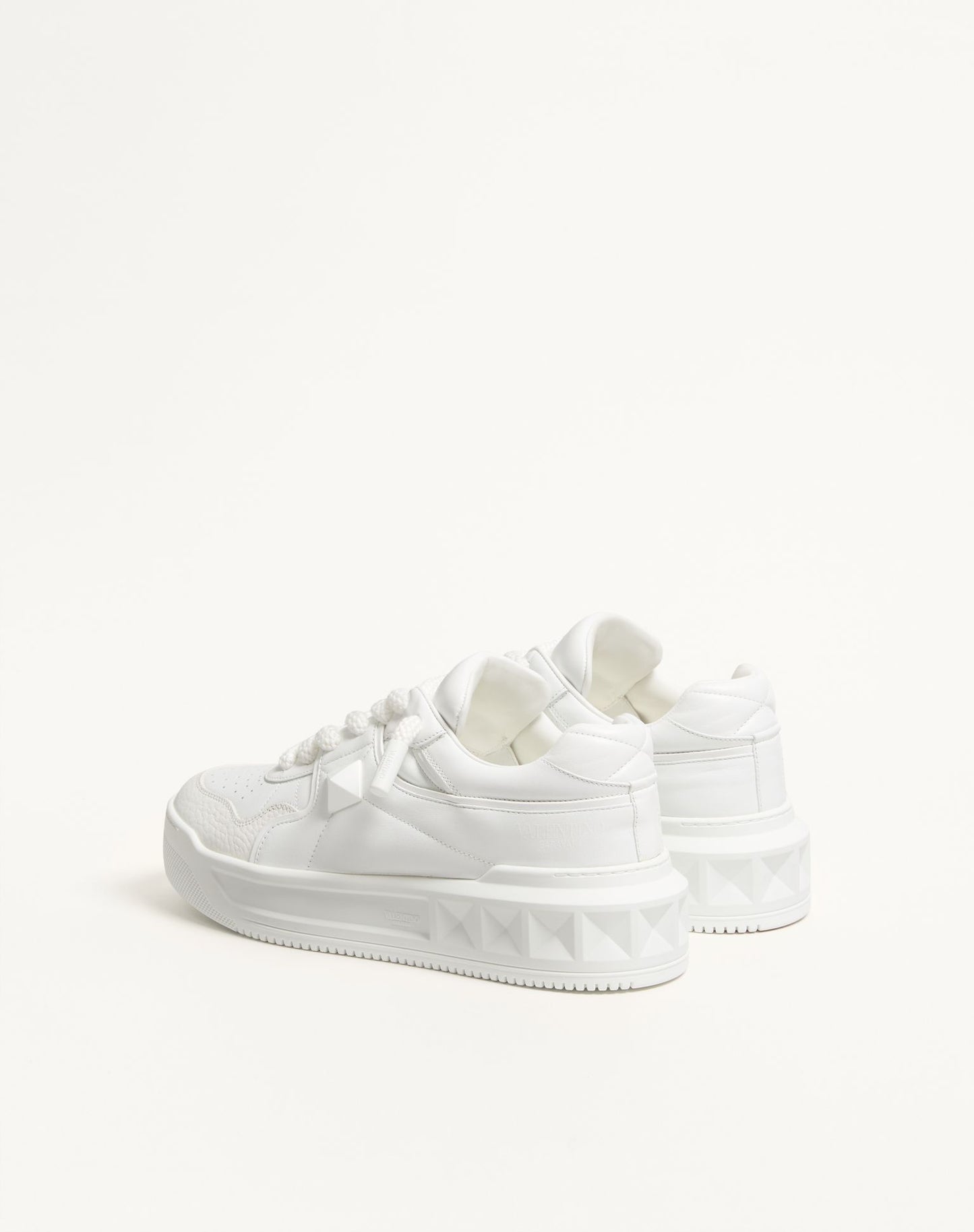 Valentino Garavani One Stud Leather Low-Top Sneaker