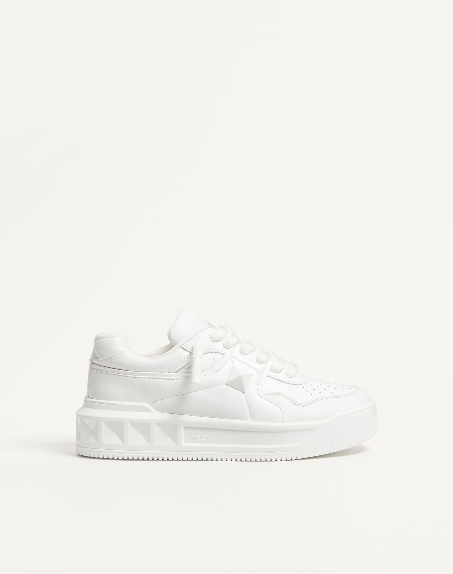 Valentino Garavani One Stud Leather Low-Top Sneaker