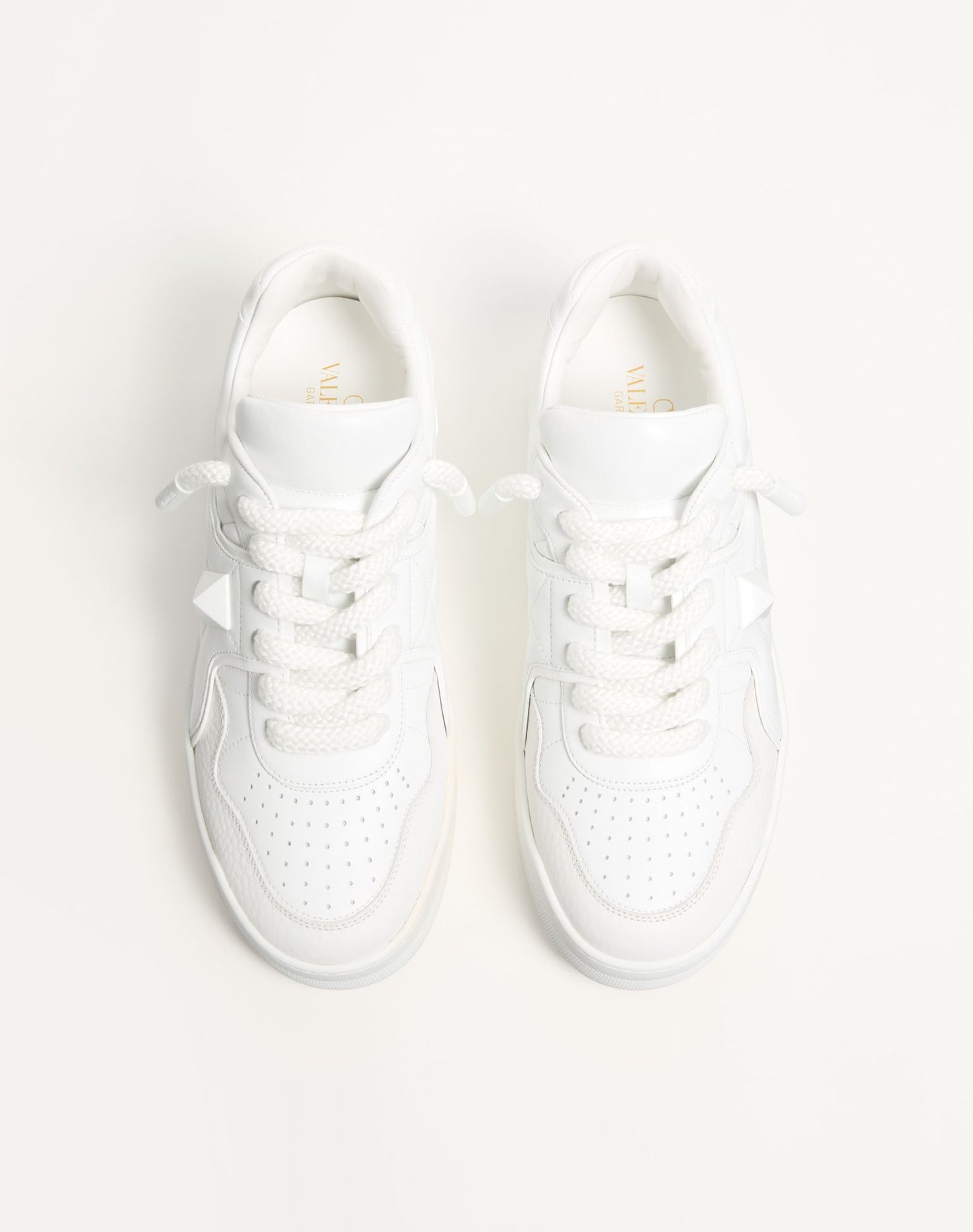 Valentino Garavani One Stud Leather Low-Top Sneaker
